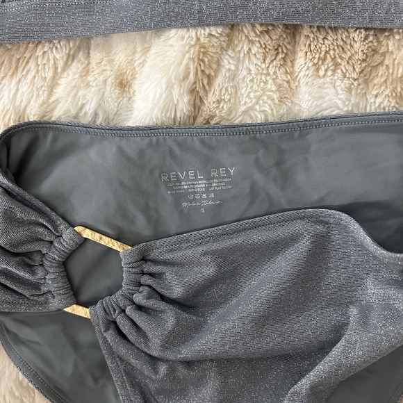 Revel Rey Silver Metallic Bikini - Picture 3 of 7